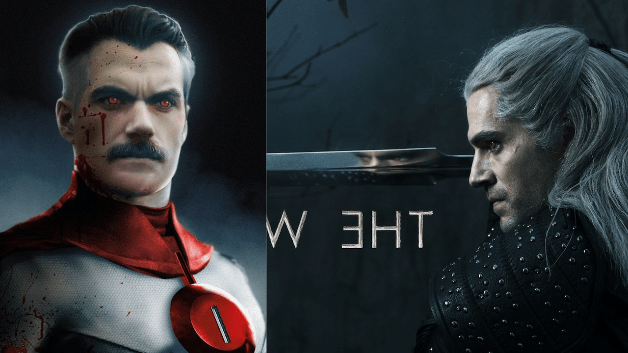What Henry Cavill Would Look Like As Invincible S Omni Man With His Mustache Superhero Era