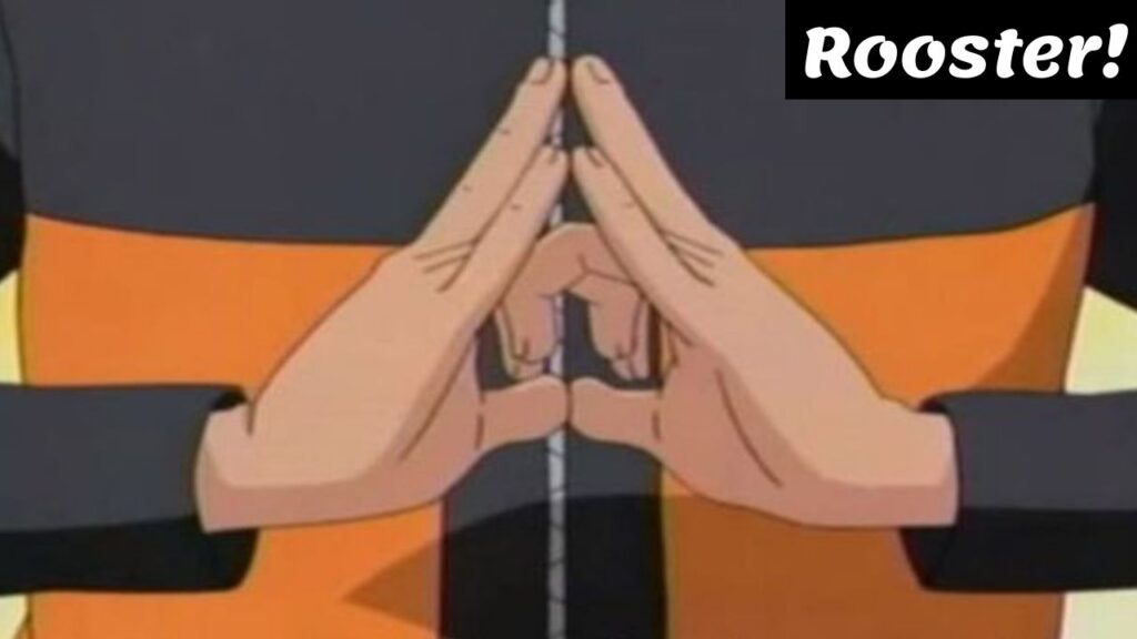 Naruto Hand Signs Rooster