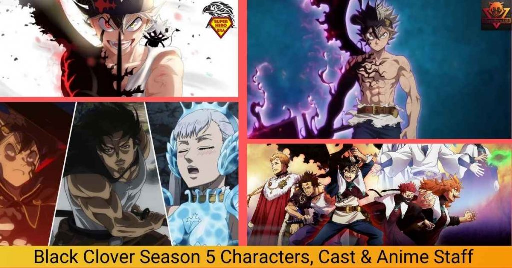 Black Clover Season 5 Characters, Cast & Anime Staff