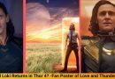 Will Loki Returns in Thor 4 -Fan Poster of Love and Thunder