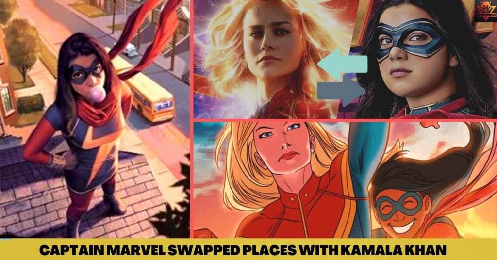 CAPTAIN MARVEL SWAPPED PLACES WITH KAMALA KHAN
