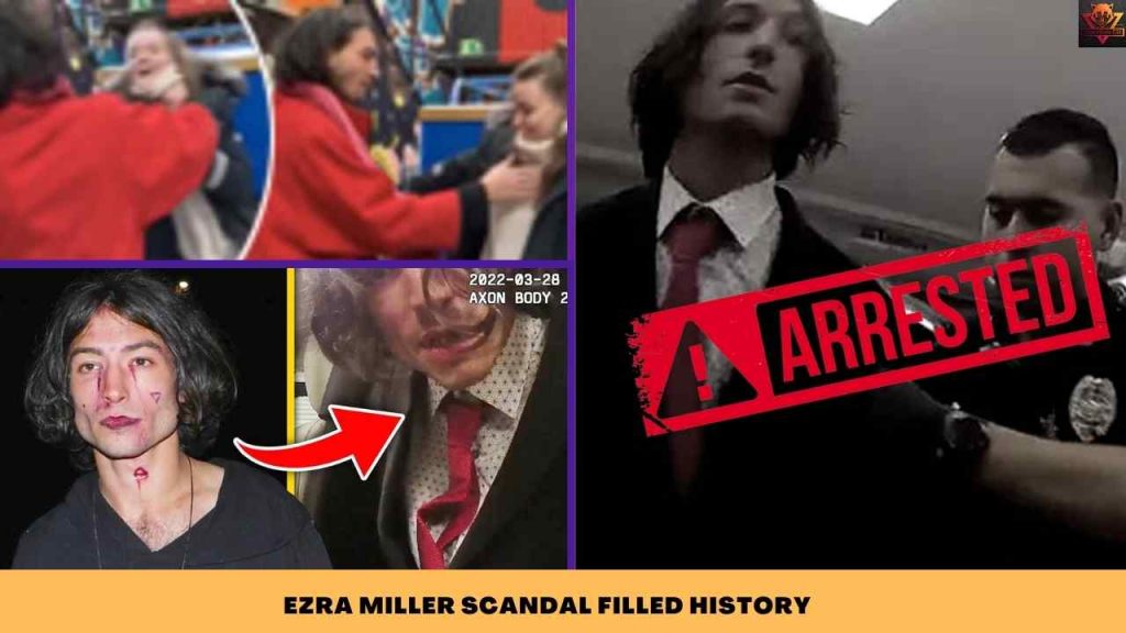 EZRA MILLER SCANDAL FILLED HISTORY