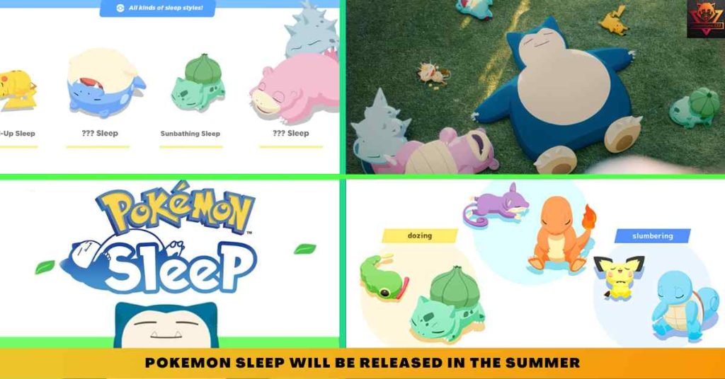 POKEMON SLEEP WILL BE RELEASED IN THE SUMMER