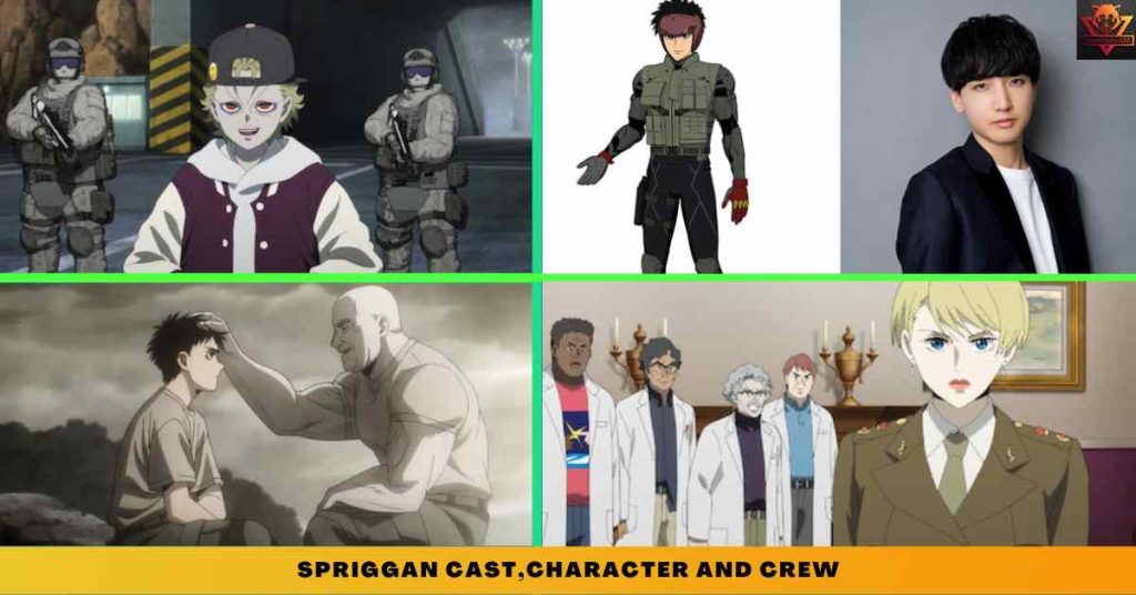 Spriggan CAST,CHARACTER AND CREW