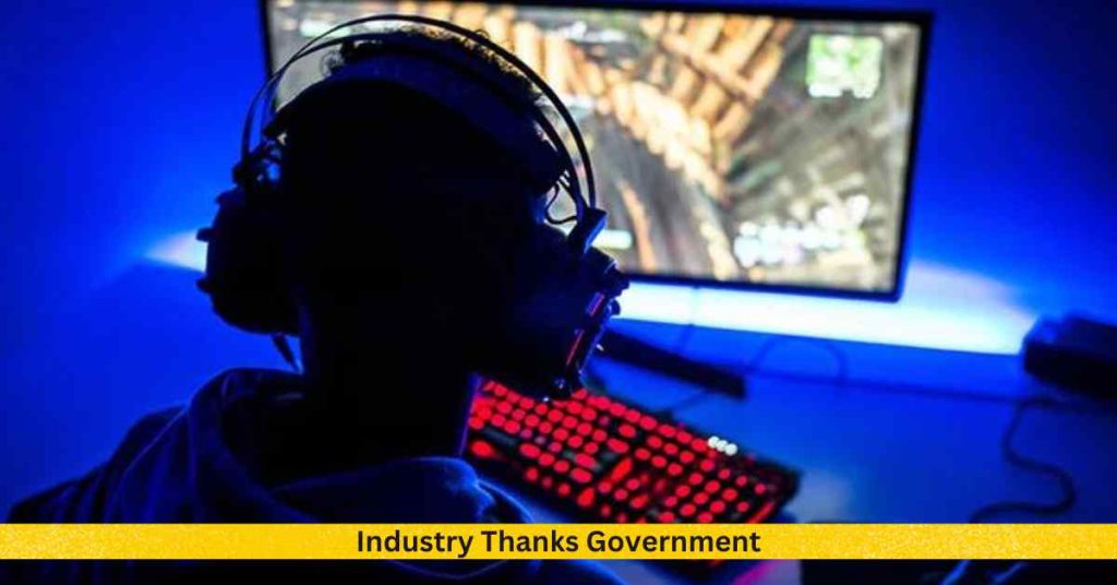 Industry Thanks Government