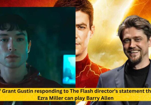 Fans of Grant Gustin responding to The Flash director's statement that only Ezra Miller can play Barry Allen