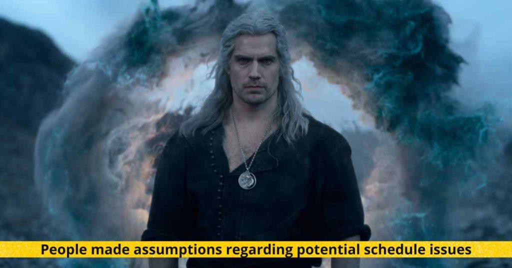 People made assumptions regarding potential schedule issues