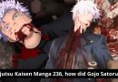 In Jujutsu Kaisen Manga 236, how did Gojo Satoru die?